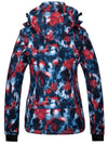Women's Waterproof Ski Jacket Colorful Printed Winter Parka Fully Taped Seams