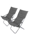 Ubon Padded Folding Patio Chair Portable Lounge Chair with Cushions