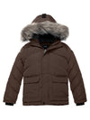 ZSHOW Boy's Hooded Puffer Jacket Thick Padded Winter Coat Windproof Parka