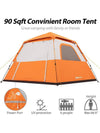 Ubon Family Camping Tent 2 Doors Family Large Tent