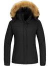 Women's Waterproof Ski Jacket Hooded Snow Coat Mountain Fleece Winter Parka