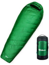 Ubon 32 Degree F Mummy Sleeping Bag ClusterLoft with YKK zipper Water Resistant Sleeping Bag