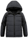 ZSHOW Boy's Hooded Puffer Jacket Fleece Outerwear Coat