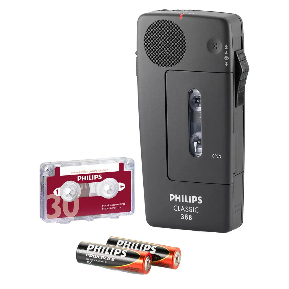 Vochtig consumptie Oppervlakte Philips Mini Cassette Recorder LFH-388 - American Dictation