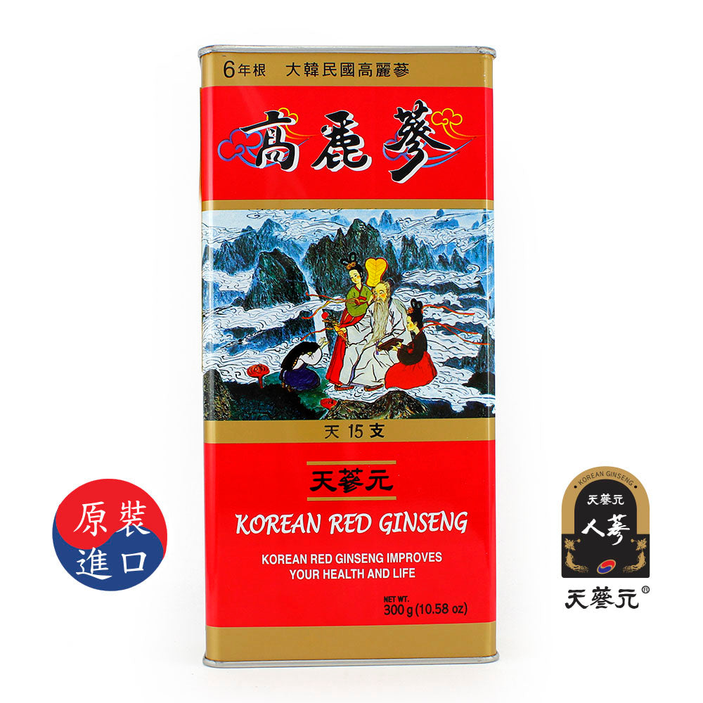 天参元韩国高丽参(天15支) (6年根) 300g – Shing Hing Food