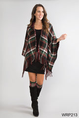 Simply Noelle Plaid to Meet you Hooded Wrap