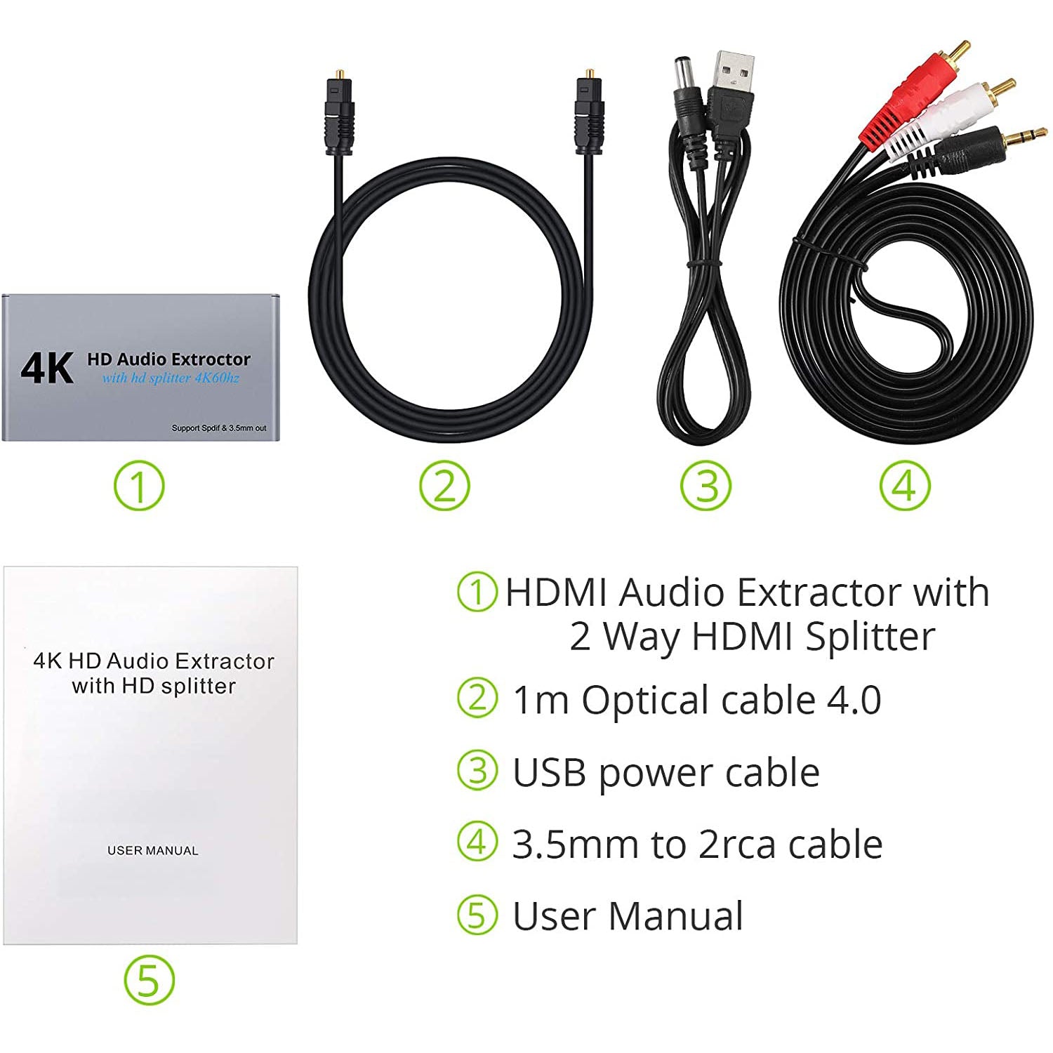 LiNKFOR HDMI + 2 Ports HDMI Splitter LiNKFOR Store
