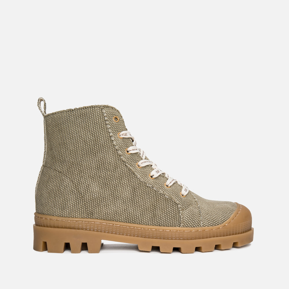 vegan canvas boots