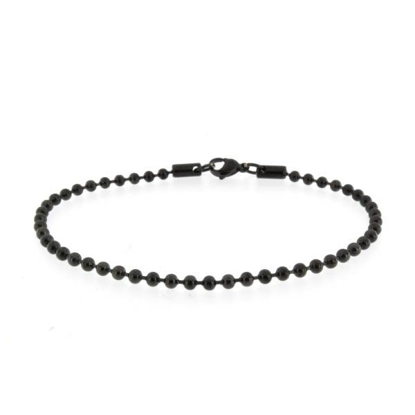 PULSERA HOMBRE ACERO NEGRO