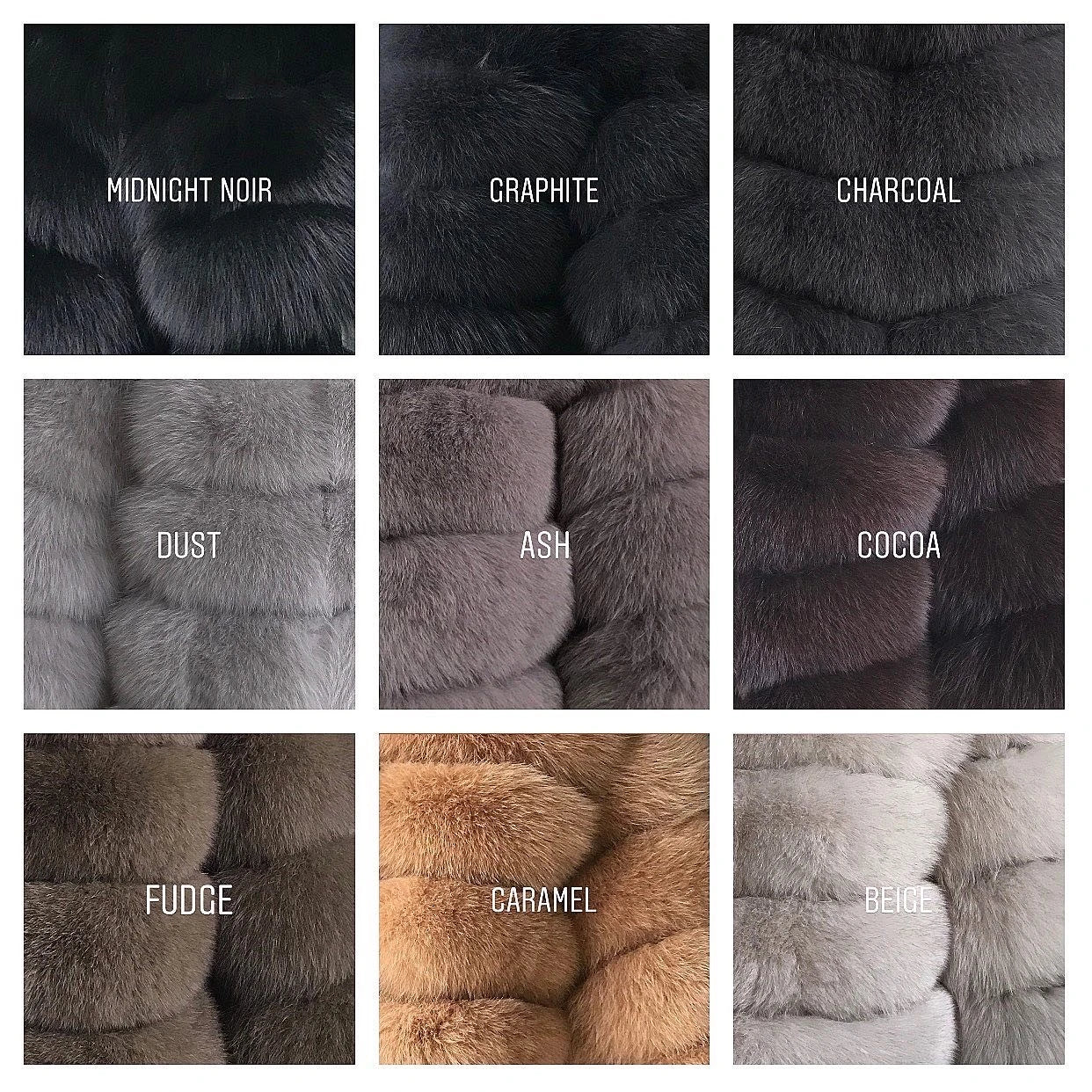 MINI CHICAGO FOX FUR COAT