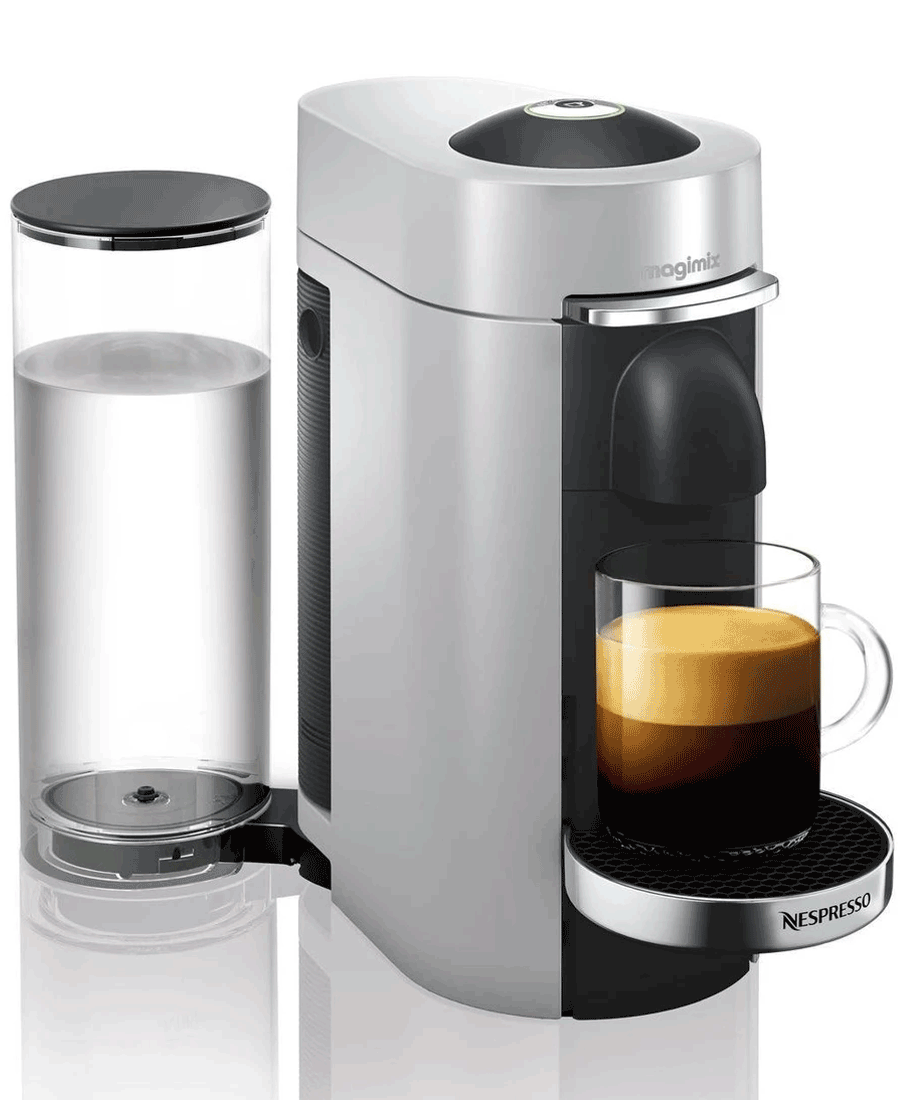 Arrangement Bakkerij zwak Magimix Nespresso Vertuo Coffee Machine with Aeroccino | Silver