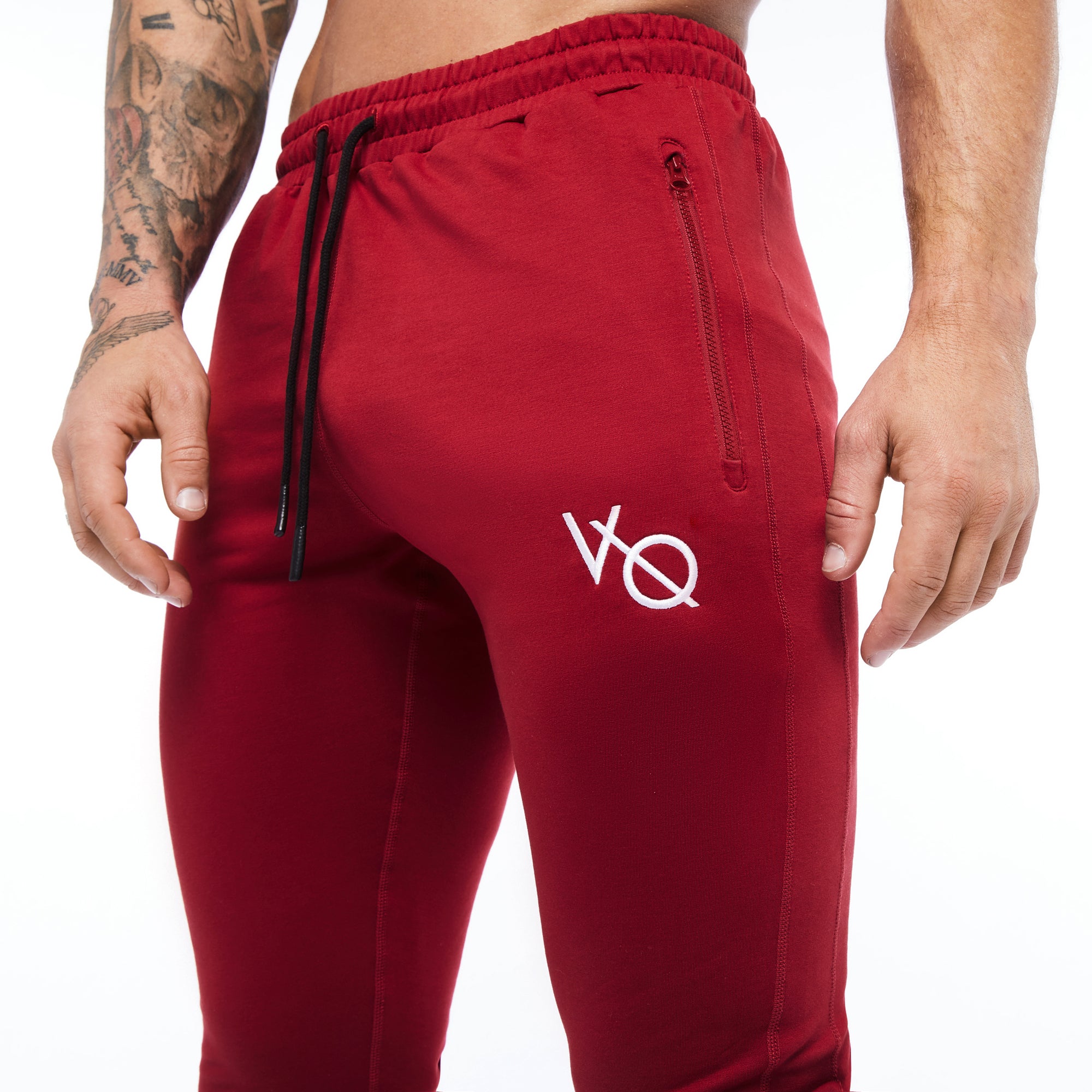 Vanquish Eclipse Red Tapered Sweatpants