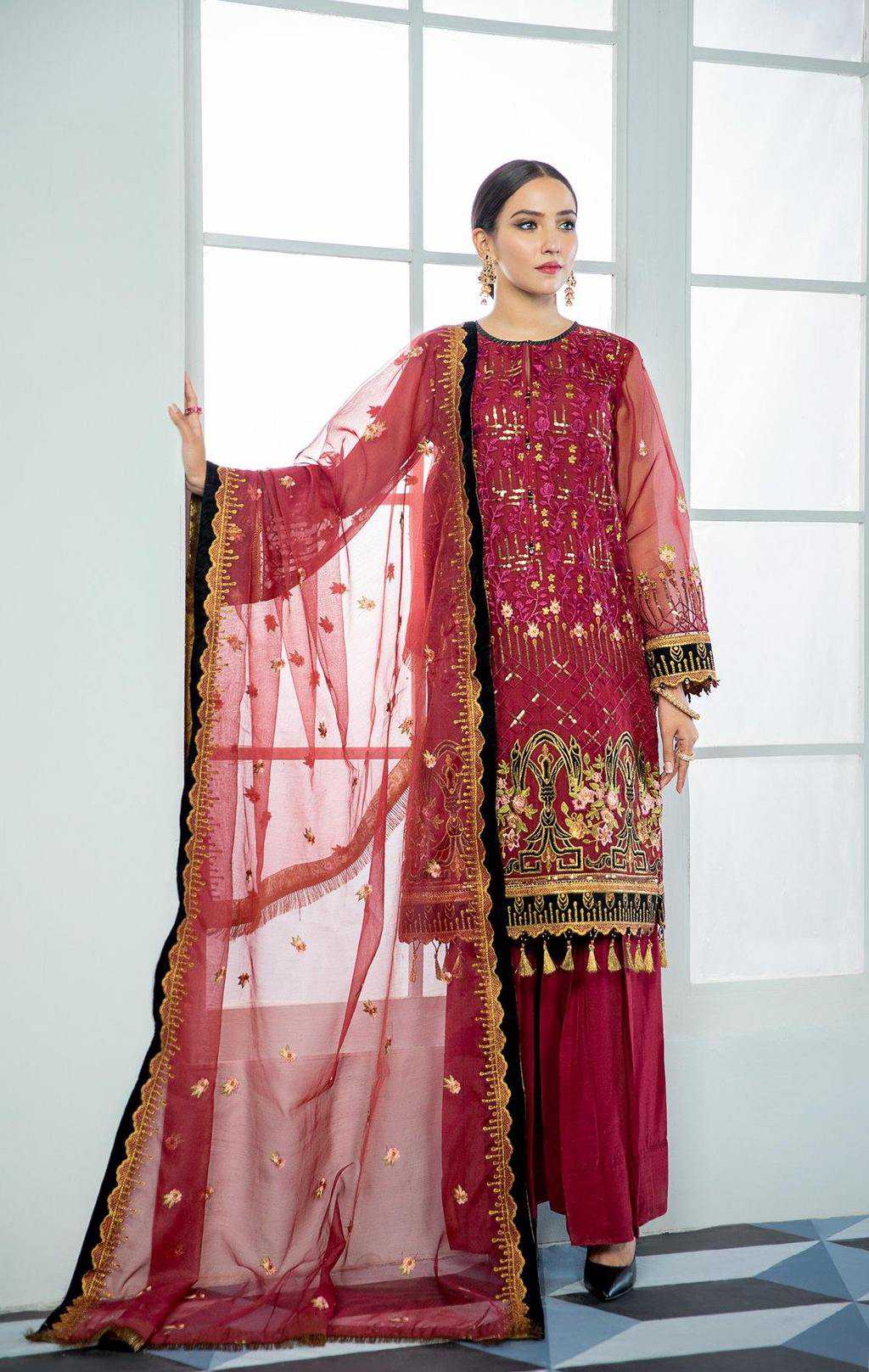 Alizeh Fashion Surkh Chiffon Collection Vol 3 2021