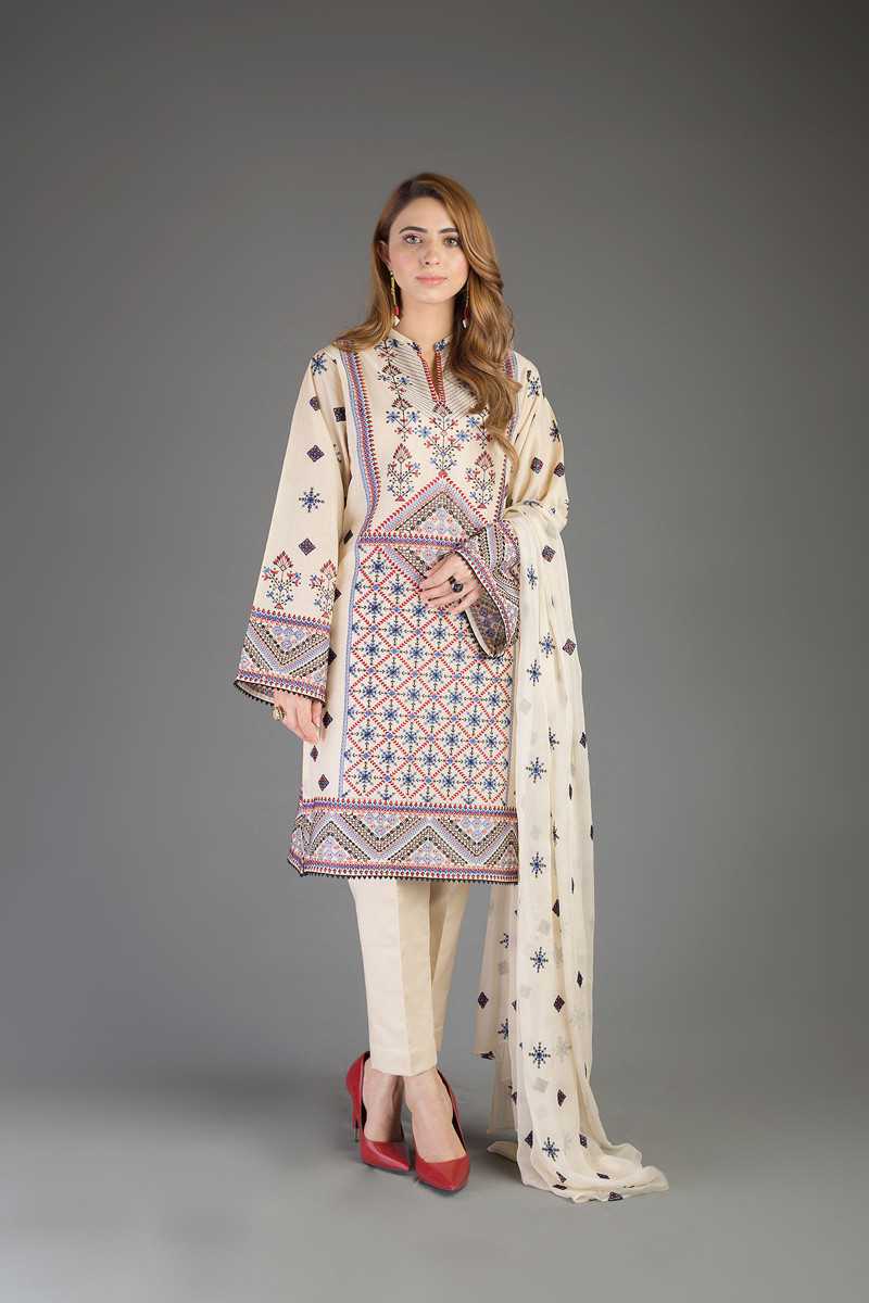 Bareeze Shah Wali Ch3165 Beige Collection 2021