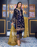Emaan Adeel Sapphire blue MKH 8 Makhmal Luxury Velvet Edition 2021