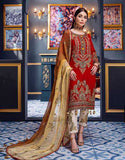 Emaan Adeel Luster red MKH 7 Makhmal Luxury Velvet Edition 2021