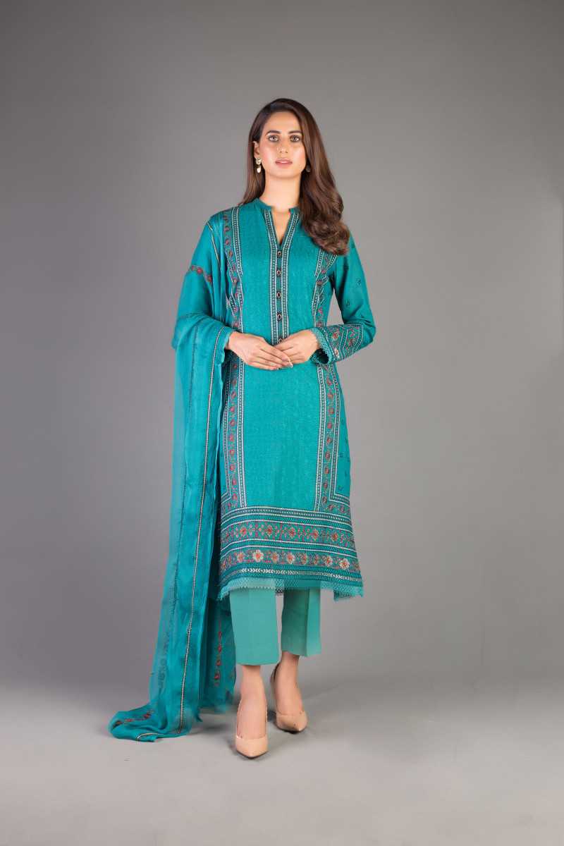 Bareeze Ethnic Fiesta Ch3348 Green Collection 2021