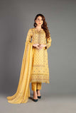 Bareeze Tribal Lines Ch3354 Yellow Collection 2021