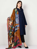 Limelight Printed Winter Cotton Suit P3167-BLU 2019 | Limelight Sale 2020