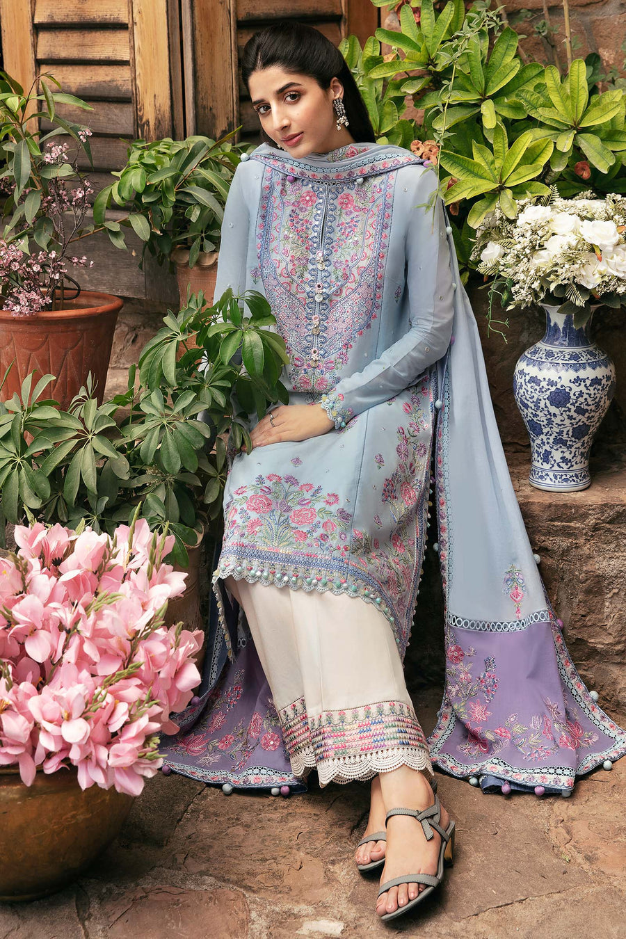 Zaha By Khadija Shah Narina (ZF22-03) Festive Lawn Collection 2022 Online Shopping