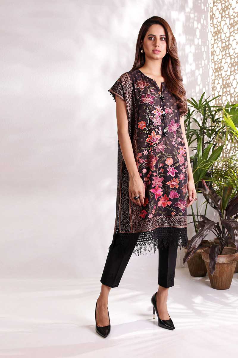 Bareeze Floral Artisty 1 Ch3234 Black Collection 2021