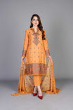 Bareeze Vintage Tribe 1 Ch3358 Mustard Collection 2021