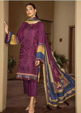 Fuchsia By Baroque Embroidered Linen Formal Collection 04 Listeran 2019