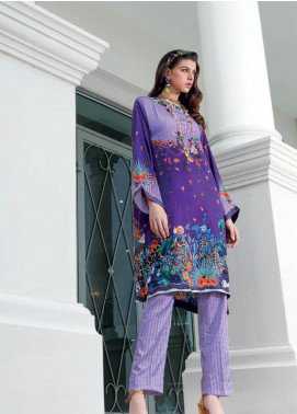 Gul Ahmed Embroidered Charmeuse Silk Winter Collection 89 Classic Flaire 2019