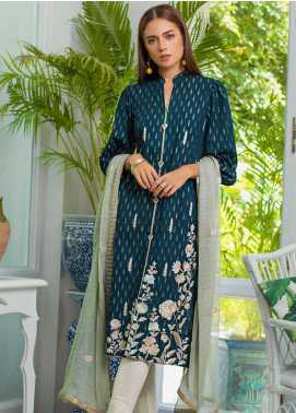 Jaipur by ZS Textiles Embroidered Jacquard Luxury Collection Design 3 2019