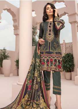 Jazmin Embroidered Linen Winter Collection 01 Naginah 2019