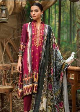 Maira Ahsan Embroidered Linen Winter Collection Design 10 2019