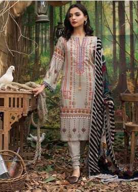 Maira Ahsan Embroidered Linen Winter Collection Design 2 2019