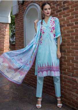 Monsoon by Al Zohaib Printed Cambric Winter Collection Design 5c 2019