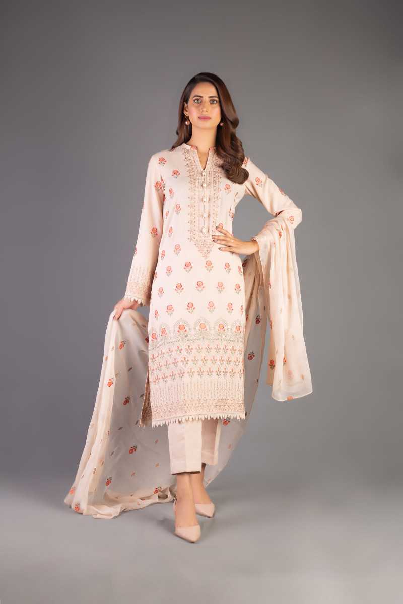 Bareeze Noor E Chasham Ch3390 Off White Collection 2021