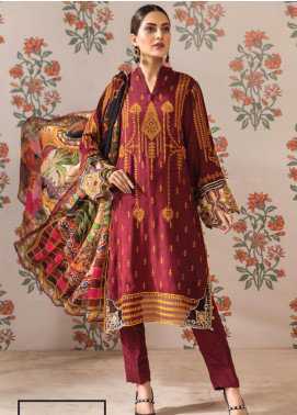 Resham Ghar Embroidered Silk Luxury Collection 02 True Warm 2019