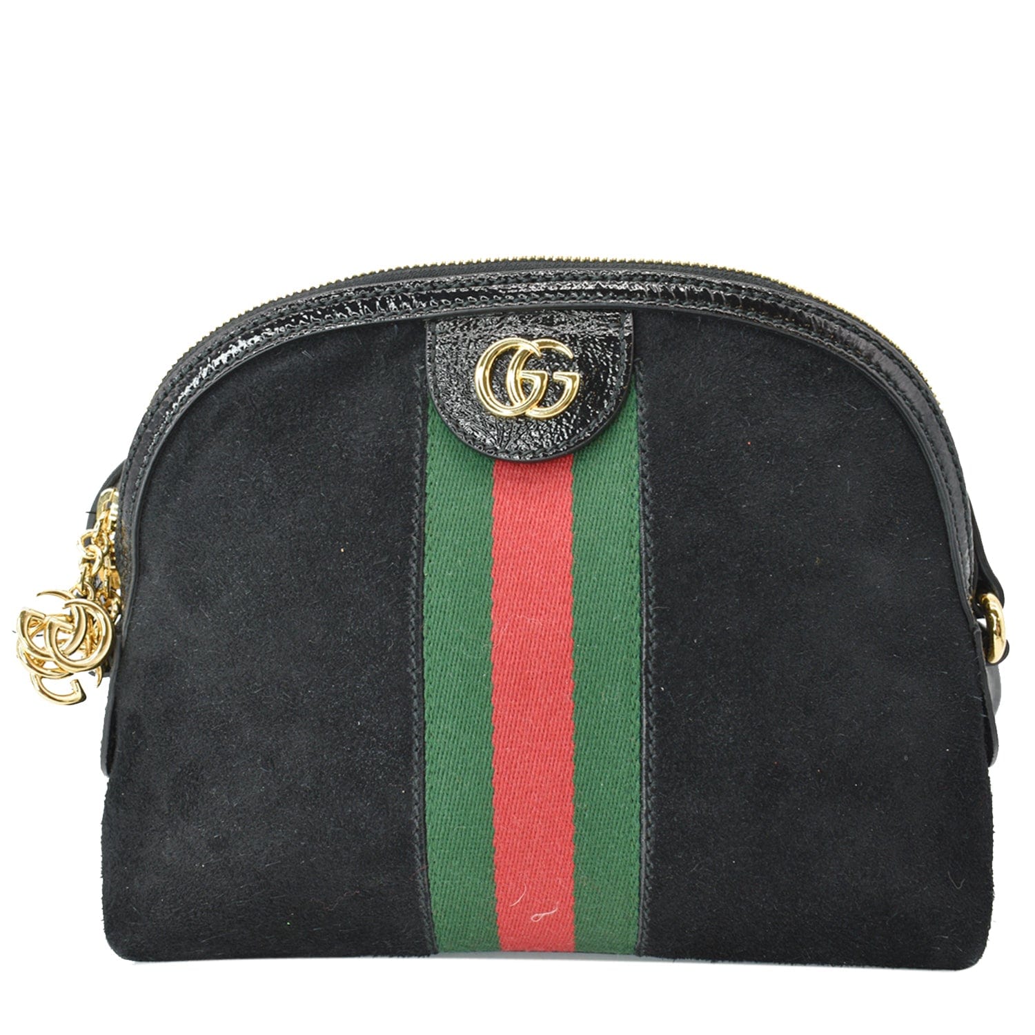 gucci ophidia shoulder bag black suede