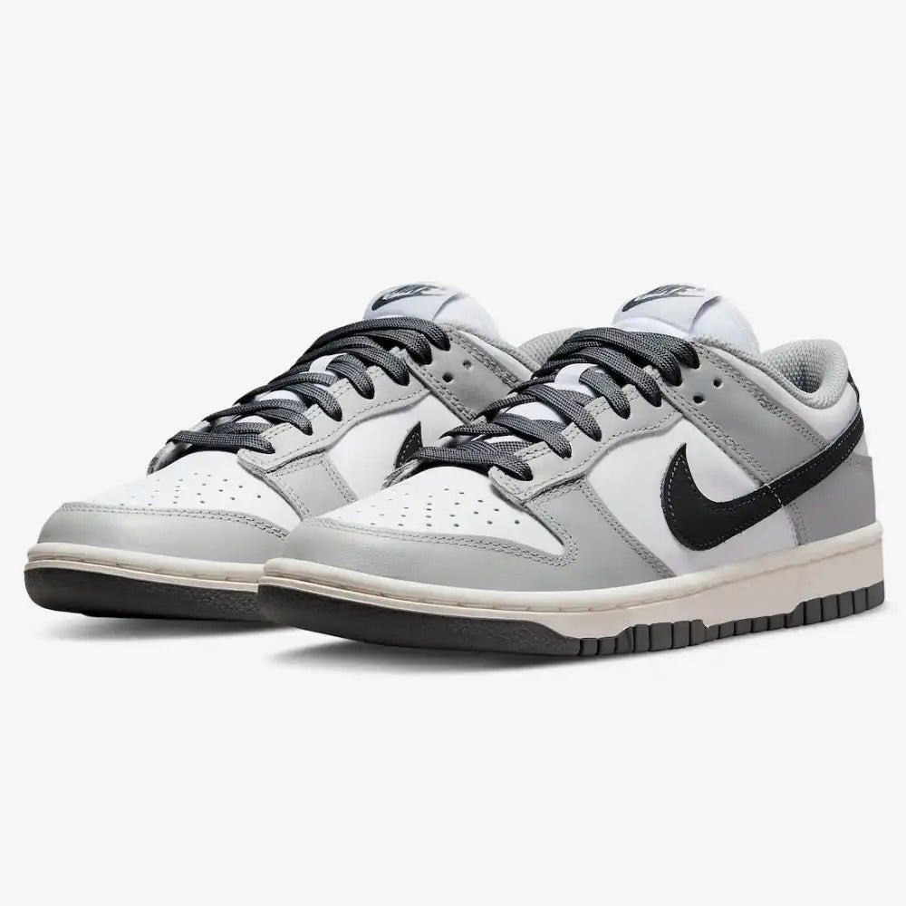 nike dunk low gray white