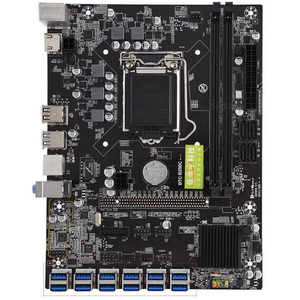 B250 BTC Mining Motherboard LGA1151 12 USB Slots