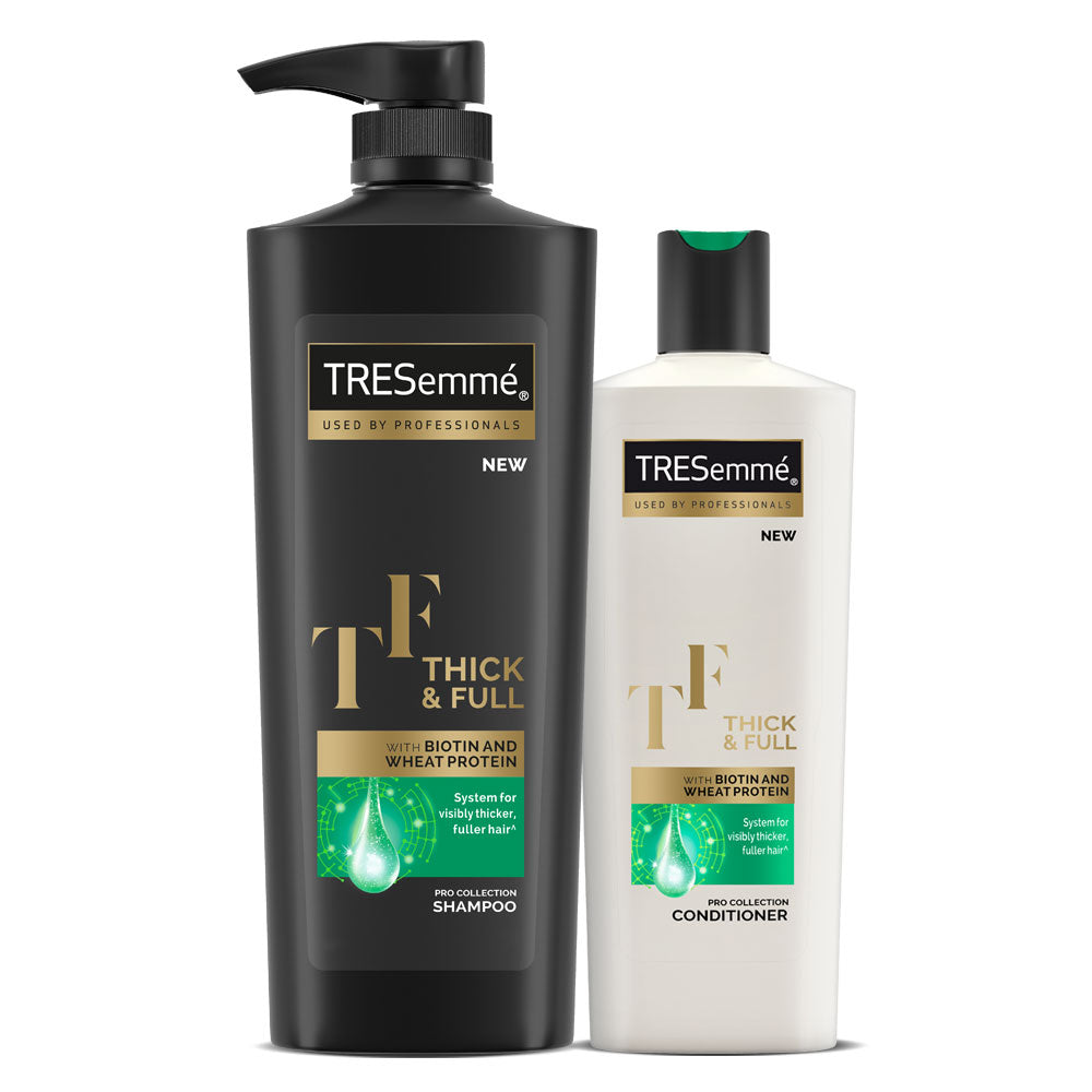 Tresemmé Thick And Full Shampoo 580ml Conditioner 180ml Tresemme India