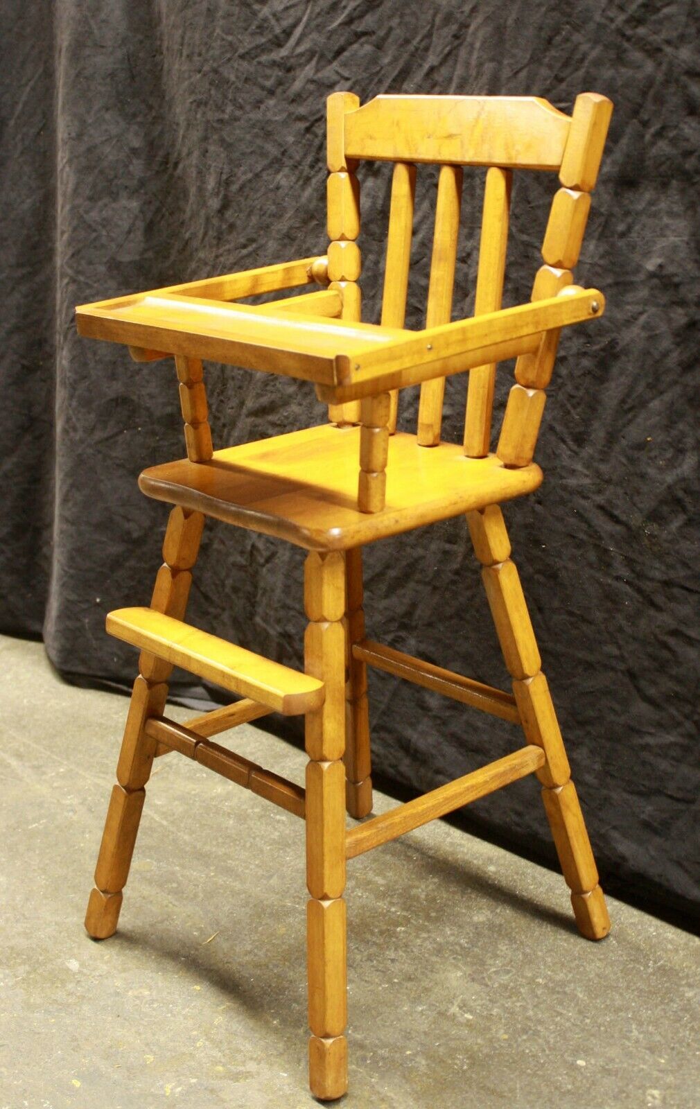 antique childs high chair