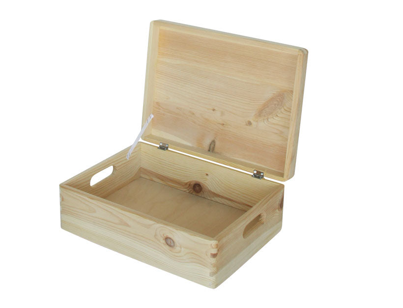 anker ijzer Whitney Prohobtools - Practo Home Opbergbox met deksel hout 40 x 30 x 15 cm - H403