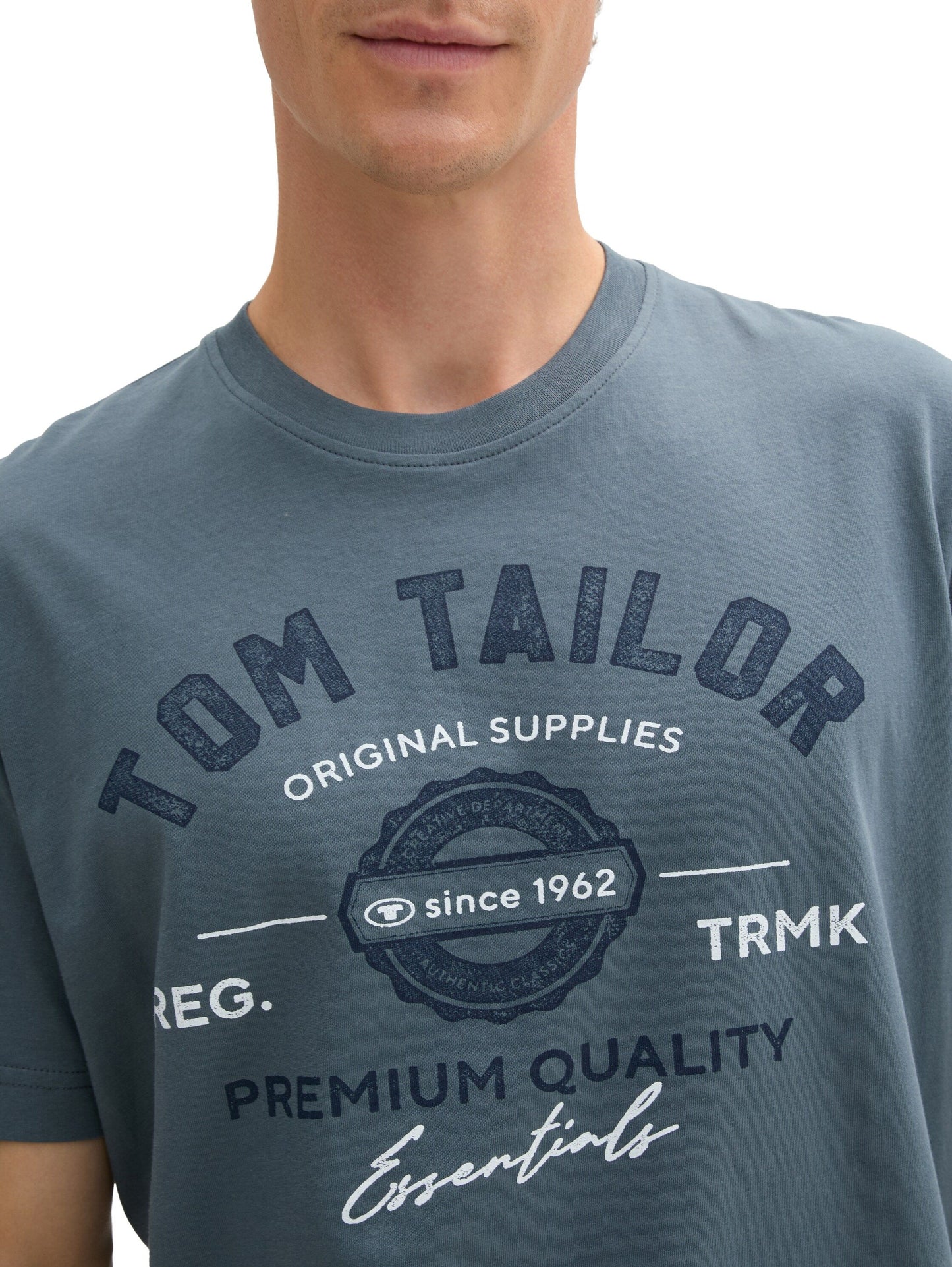 Tom Tailor – Tom Tailor Herren T-Shirt mit Logo Print