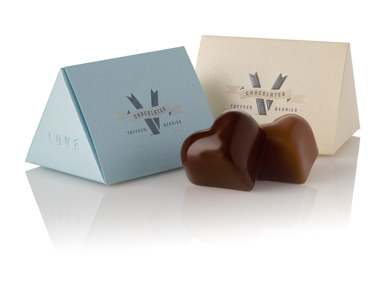 triangle box chocolate