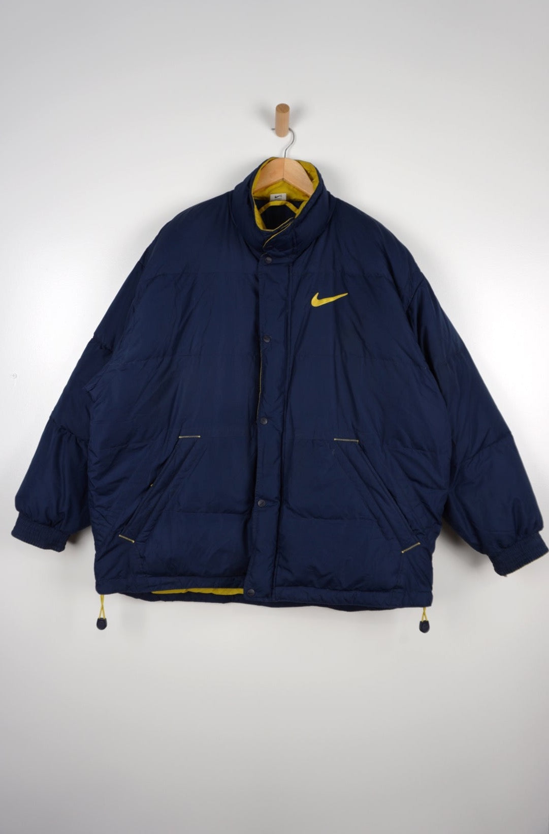 nike puffer jacket yellow