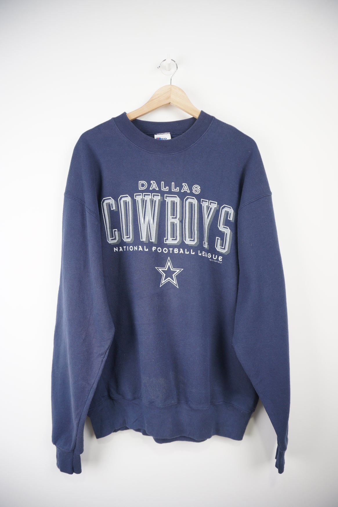 Vintage Embroidered Dallas Cowboys Sweatshirt, 45% OFF