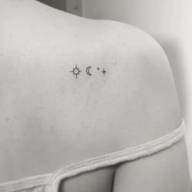 Moon and Stars Tattoo – neartattoos