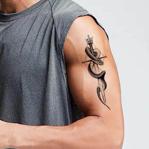 Snake and Sword Temporary Tattoo – neartattoos