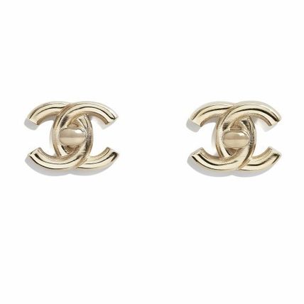 chanel turnlock earrings