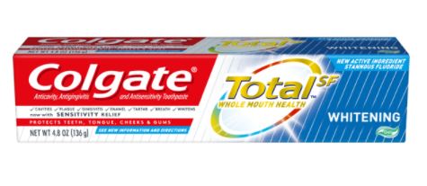 colgate total whitening toothpaste 4.8 oz