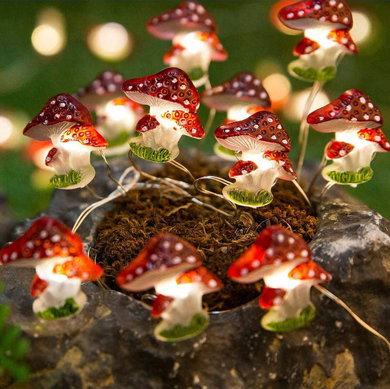 mushroom hanging lights